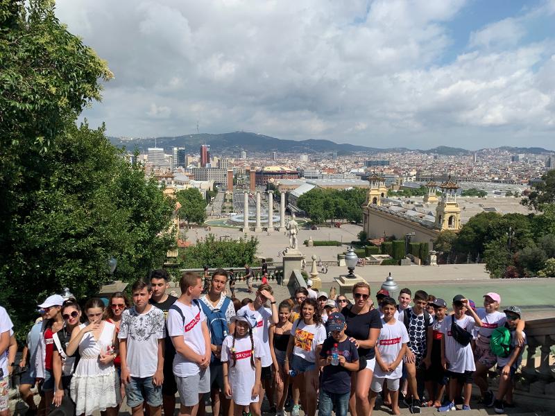 Nella vacanza studio i ragazzi sono in spiaggia