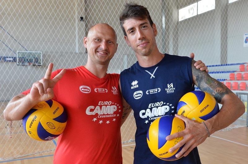 Due ospiti speciali al campo estivo pallavolo al mare