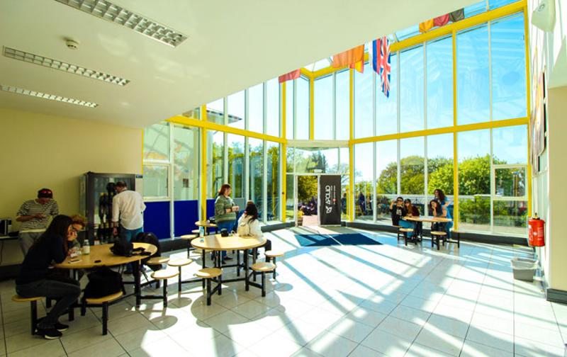 Nella foto è rappresentata la sala principale dell'istituto alla vacanza studio Dublino