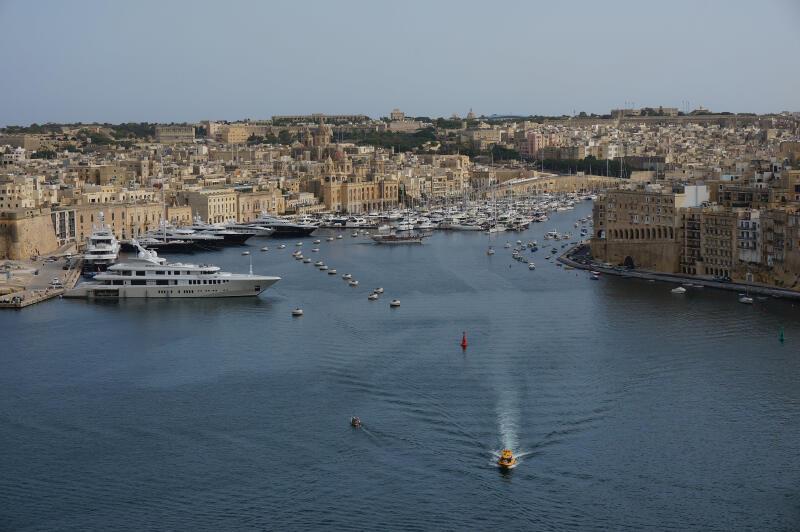 Durante viaggio studio Malta viene immortalato nella foto il paesaggio della capitale