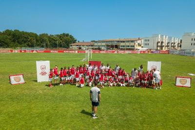 Campo estivo calcio Arsenal FC a Cascia - Perugia