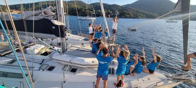 Campo estivo vela in inglese all'Isola d'Elba